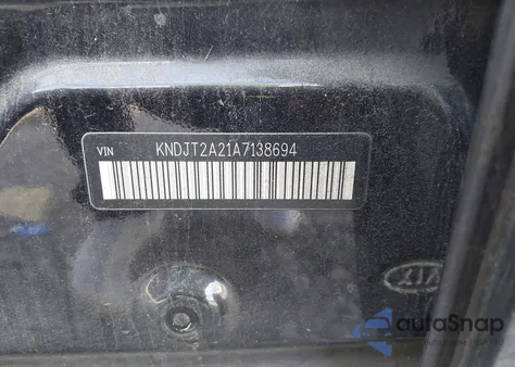 2010 Kia Soul + z USA, uszkodzony, nr VIN KNDJT2A21A7138694